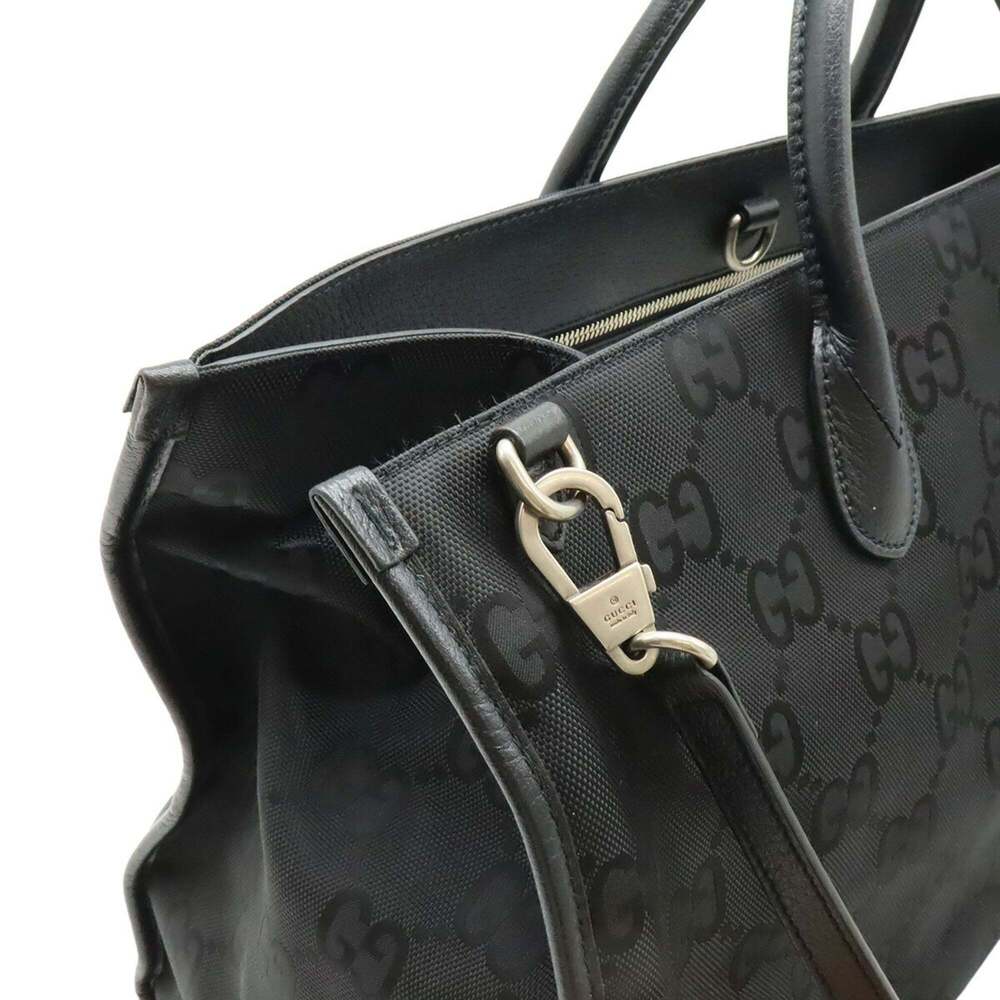 GUCCI Black Leather Shoulder Bag - Picture 5 of 10